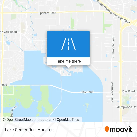 Lake Center Run map