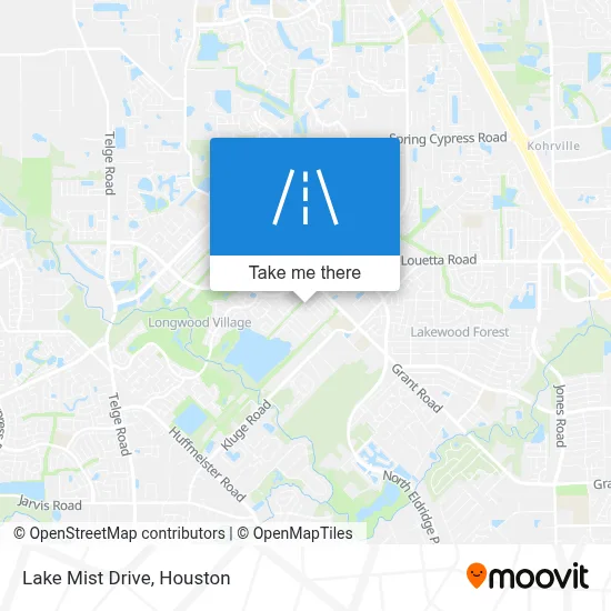 Lake Mist Drive map