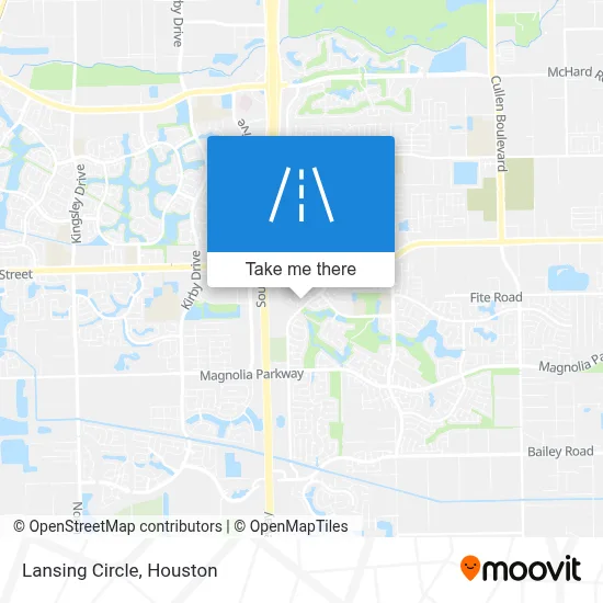 Lansing Circle map