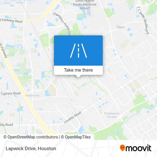 Lapwick Drive map