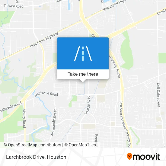 Larchbrook Drive map