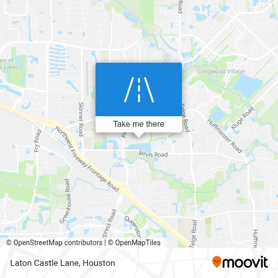 Laton Castle Lane map