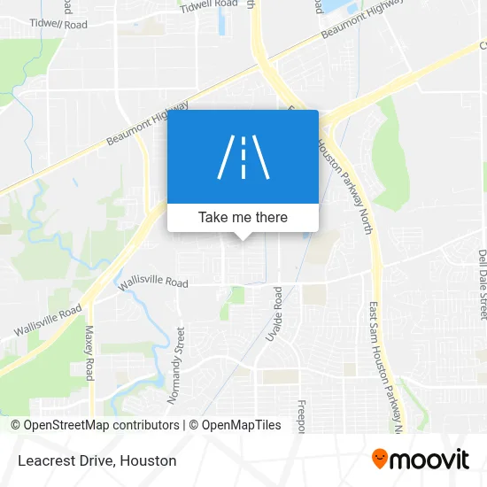Leacrest Drive map