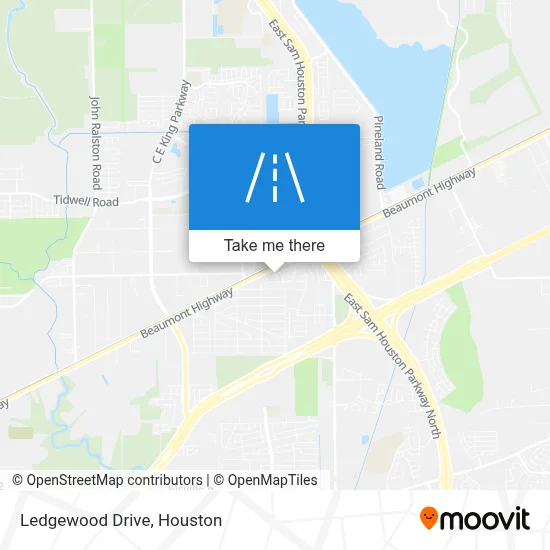 Ledgewood Drive map