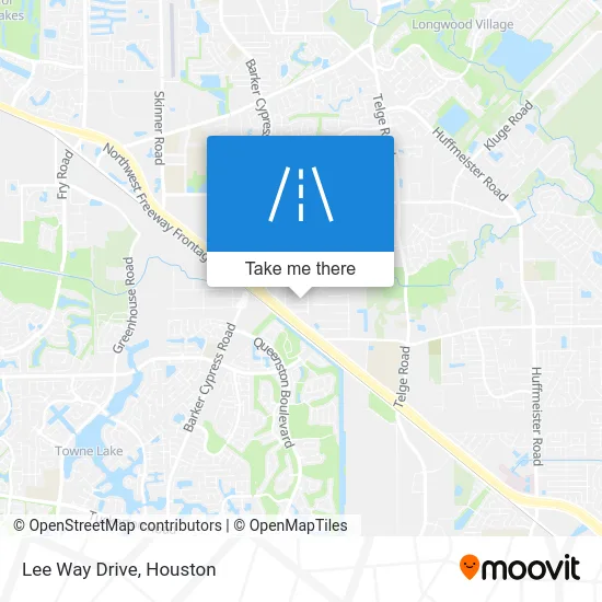 Lee Way Drive map