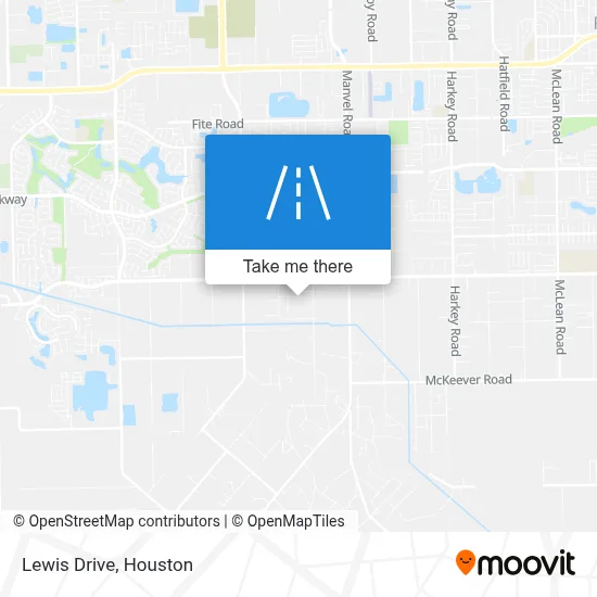 Lewis Drive map