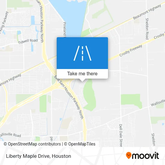 Liberty Maple Drive map