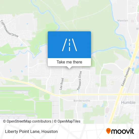 Liberty Point Lane map