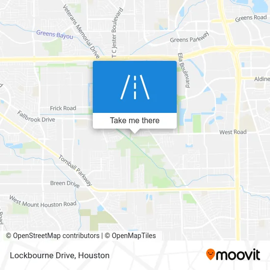 Lockbourne Drive map