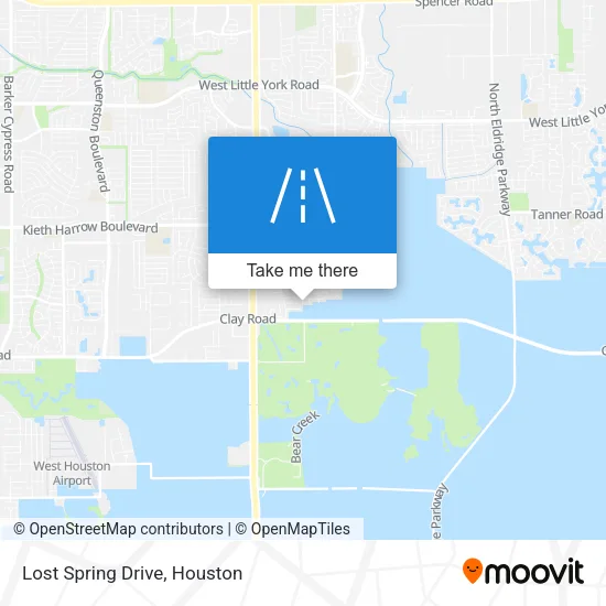 Lost Spring Drive map