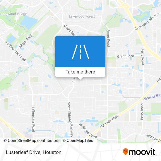 Lusterleaf Drive map