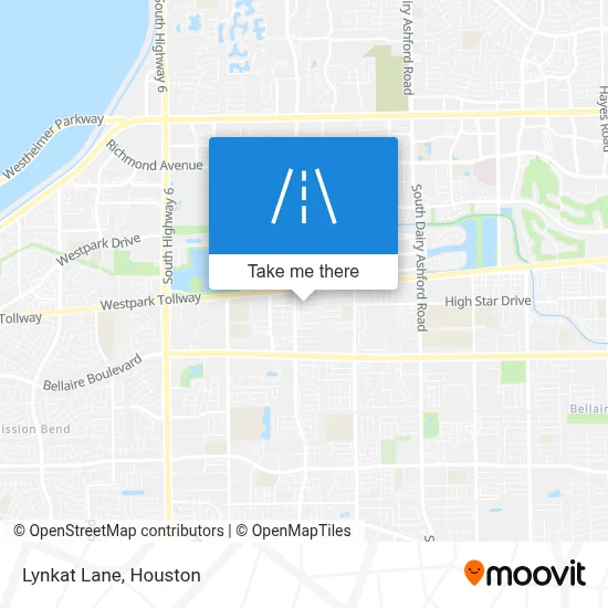 Lynkat Lane map