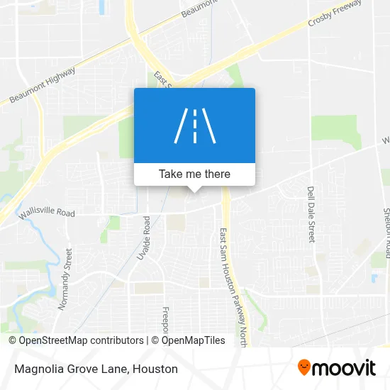 Magnolia Grove Lane map