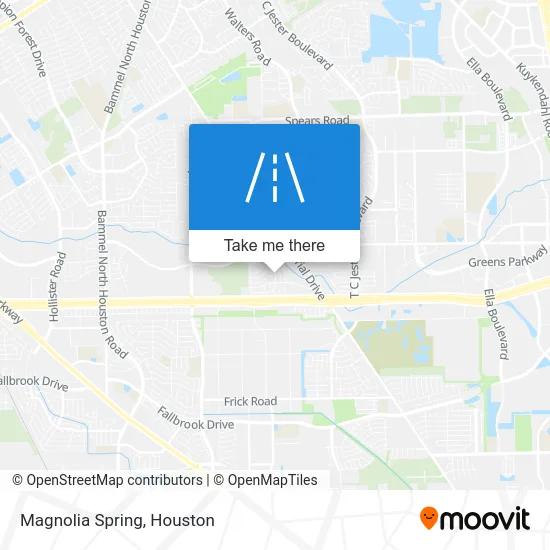 Magnolia Spring map