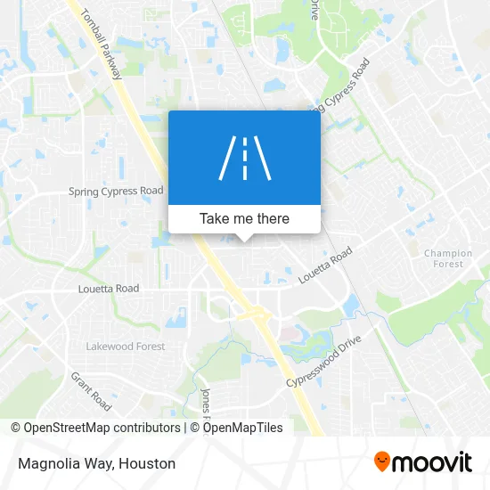 Magnolia Way map