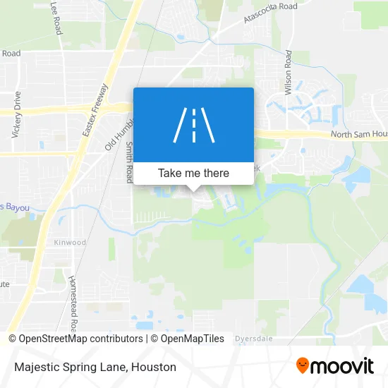 Majestic Spring Lane map