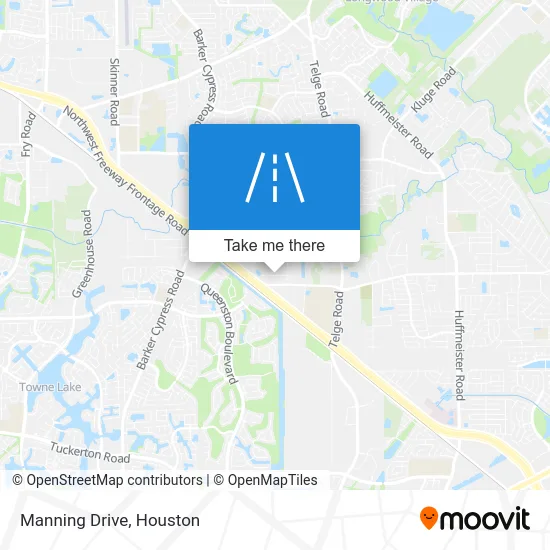 Manning Drive map