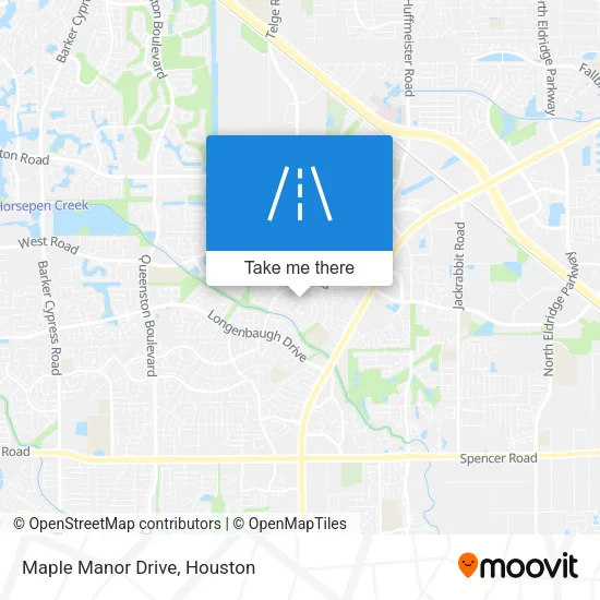 Maple Manor Drive map