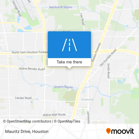 Mauritz Drive map
