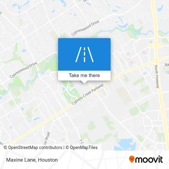 Maxine Lane map