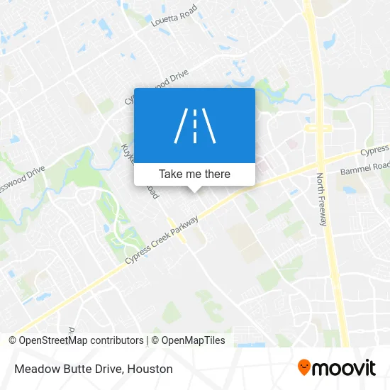 Meadow Butte Drive map