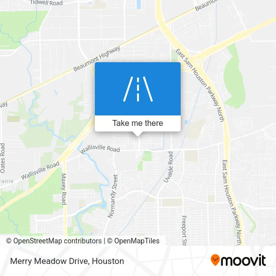 Merry Meadow Drive map