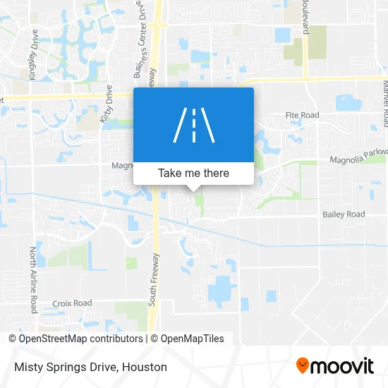 Misty Springs Drive map