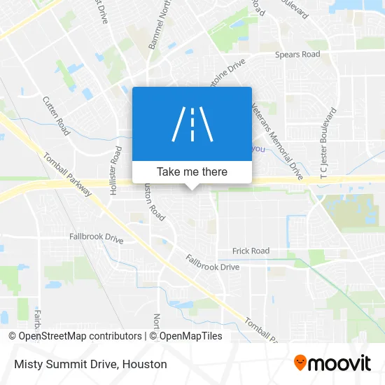 Misty Summit Drive map