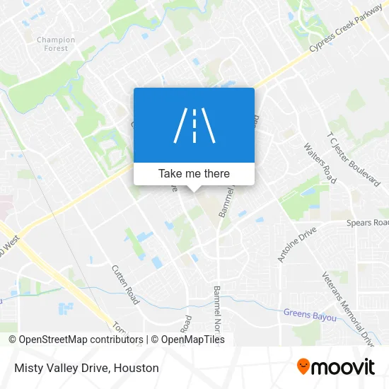 Misty Valley Drive map