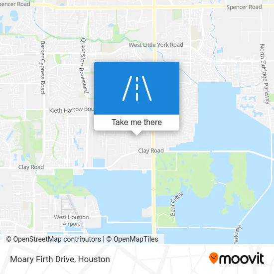 Moary Firth Drive map