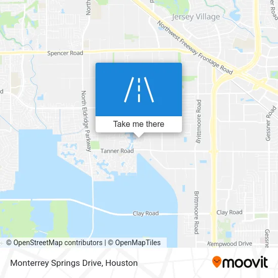 Monterrey Springs Drive map