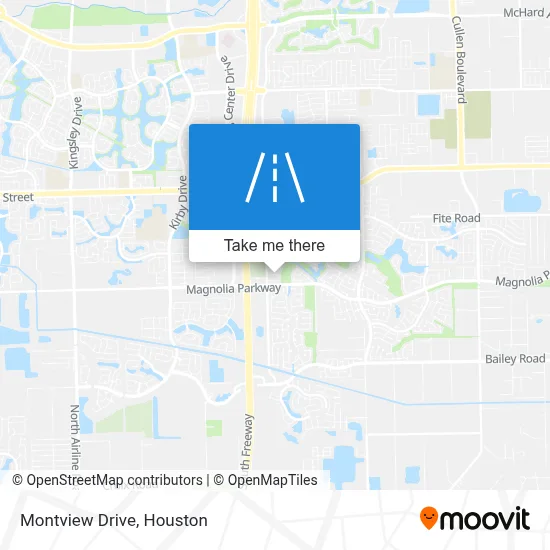 Montview Drive map
