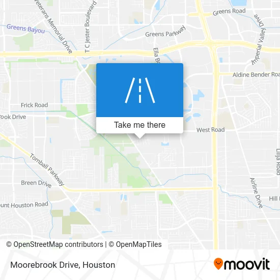 Moorebrook Drive map