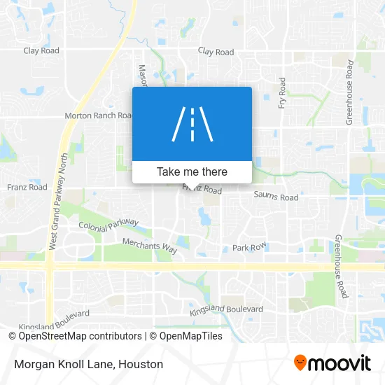 Morgan Knoll Lane map