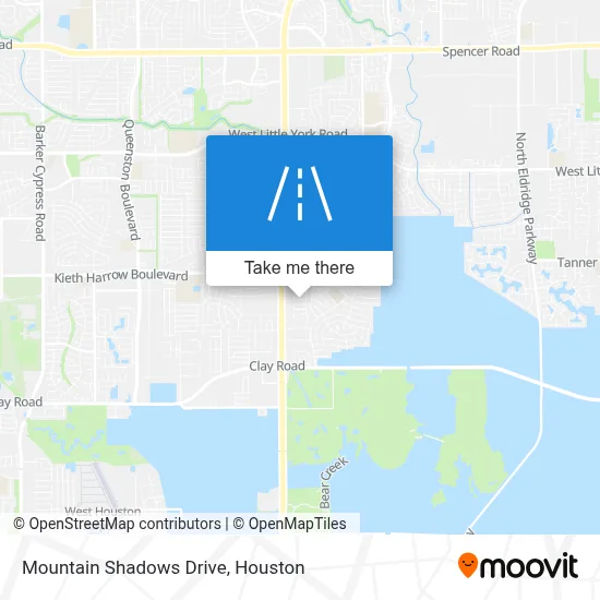 Mountain Shadows Drive map