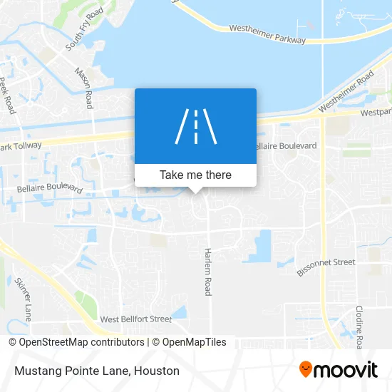 Mustang Pointe Lane map