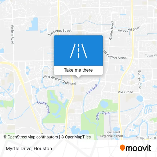 Myrtle Drive map