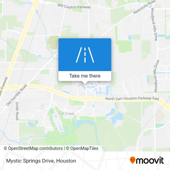 Mystic Springs Drive map