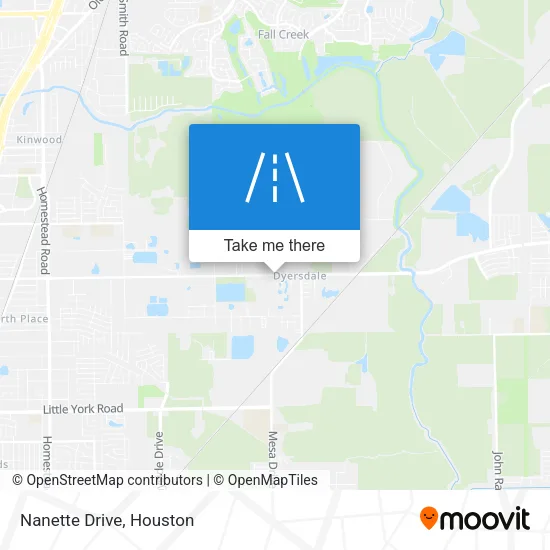 Nanette Drive map