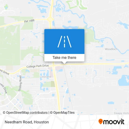 Needham Road map
