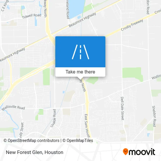 New Forest Glen map