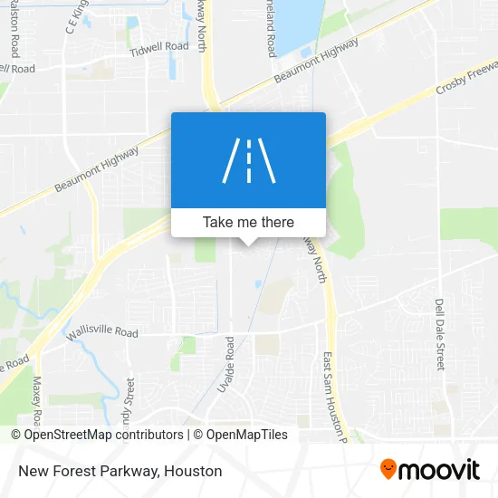 New Forest Parkway map
