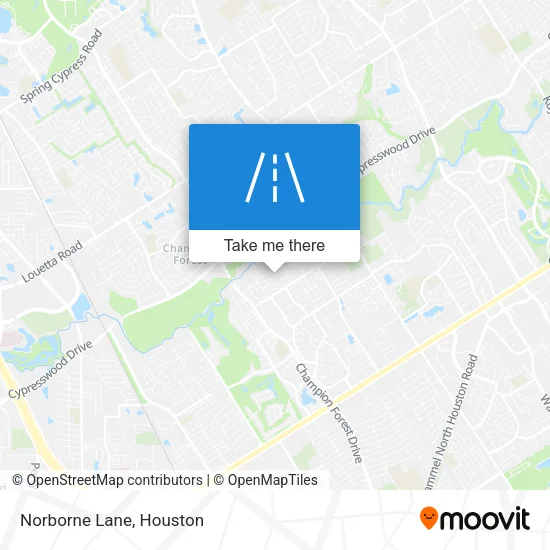 Norborne Lane map