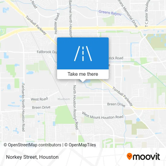 Norkey Street map