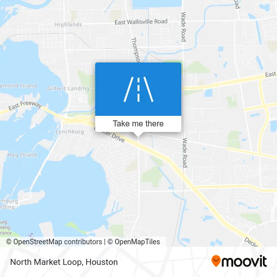 North Market Loop map