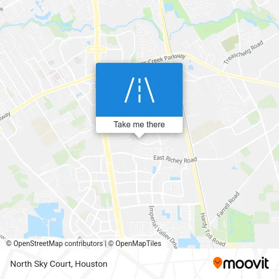 North Sky Court map