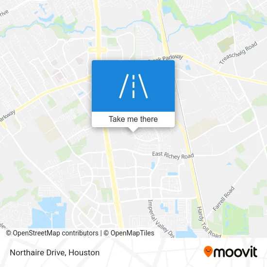 Northaire Drive map