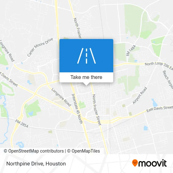 Northpine Drive map