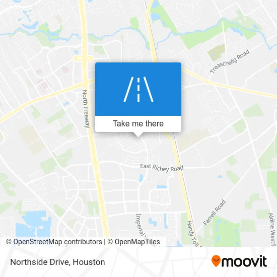 Northside Drive map