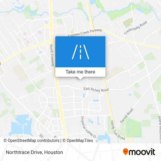 Northtrace Drive map